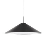 New Works Lampada a sospensione Brolly, 70 cm, nero anodizzato