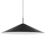 New Works Lampada a sospensione Brolly, 90 cm, nero anodizzato