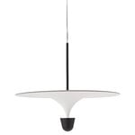 New Works Kantarell pendant lamp, 60 cm, black - white, product image