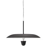 New Works Lámpara colgante Kantarell, 55 cm, negro - blanco, imagen del producto