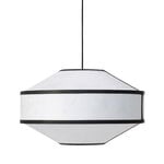 New Works Lampada a sospensione Kite, 55 cm, bianco - nero