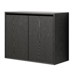 New Works Armadio New Works, alto con porte, frassino nero, immagine prodotto
