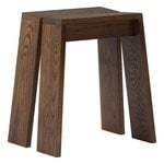 Normann Copenhagen Let stool, brown stained ash, product image