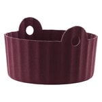 Normann Copenhagen Colu basket, burgundy, product image
