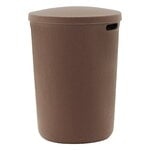 Normann Copenhagen Hide laundry basket, brown, product image