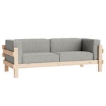Normann Copenhagen Kube Sofa, 3-Sitzer, Kiefer - Remix 133 grau, produktbild