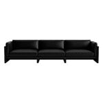 Normann Copenhagen Softy modular sofa, 4-seater, Ultra 41599 black leather, product image