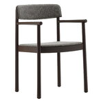 Normann Copenhagen Timb sillón, marrón - Hallingdal 368 gris oscuro, imagen del producto