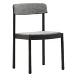 Normann Copenhagen Timb Sessel, schwarz - Hallingdal 166 grau, produktbild