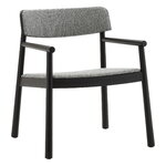 Normann Copenhagen Timb sillón lounge, negro - Hallingdal 166 gris, imagen del producto