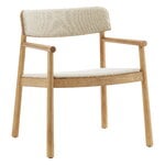 Normann Copenhagen Fauteuil lounge Timb, tan - Hallingdal 220 beige, image produit