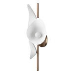 Nuura Florii 3 seinävalaisin, dark bronze - valkoinen, tuotekuva
