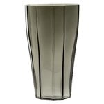 Orrefors Reed vase, 500 mm, clear smokey green