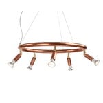 Örsjö Star 5 pendant, round, copper, product image