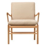 Carl Hansen & Søn OW149 Colonial Stuhl, geölte Eiche - Terra Leder Lime, produktbild