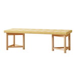 Ornäs Kolmiojalka penkki, 150 cm, koivu - Doris keltainen