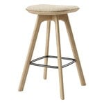 Brdr. Krüger Barhocker Pauline, 65 cm, Eiche geölt - Mooscreme, produktbild
