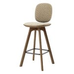 Brdr. Krüger Sgabello da bar Pauline Comfort, 65 cm, rovere affumicato - Moss cream, immagine prodotto
