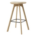 Brdr. Krüger Barhocker Pauline, 75 cm, geölte Eiche - Mooscreme, produktbild