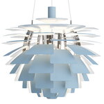Louis Poulsen PH Artichoke, 600 mm, dusty blue - chrome, product image