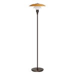 Louis Poulsen PH 3 1/2-2 1/2 floor lamp, Centenary Edition, aged brass-amber-opal white, product image