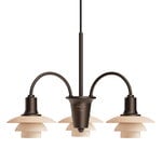 Louis Poulsen PH 1/1 Chandelier 3, Centenary Edition, gealtertes Messing - Terrakotta, produktbild