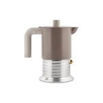 Alessi Vite induction espresso coffee maker, 3 cups, warm grey - grey, product image