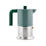 Alessi Vite induction espresso coffee maker, 6 cups, sage green - green, product image