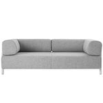 Hem Palo 2-seater sofa with armrests, grey