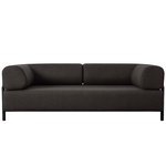 Hem Palo 2-istuttava sohva käsinojilla, mustanruskea