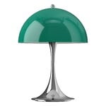 Louis Poulsen Panthella The Originals 250 Portable table lamp, opal green - chrome, product image
