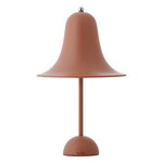 Verpan Pantop table lamp 23 cm, matt terracotta