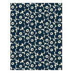 Marimekko Pieni Unikko pinnoitettu kangas, puuvilla - t.sininen