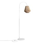 Pilke Lights Pilke Signature 28 floor lamp, white - birch, product image