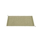 Muuto Ply rug, recycled polyester, 85 x 140 cm, moss green, product image