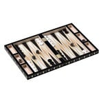 Printworks Lacquered Backgammon, Black, product image