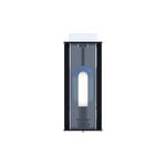 Sammode Quadratube W2 wall lamp, S, 300 mm, petrol