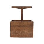 Ro Collection Toolbox container, high, dark stained oak, product image