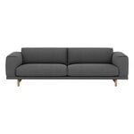 Muuto Rest Sofa, 3-Sitzer, Eiche - Remix 163, produktbild