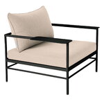 Fermob Rivage low armchair, liquorice - twine, product image