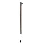 Gejst Radent wall lamp, long, black, product image