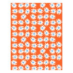 Marimekko Tessuto in cotone Rakastaa ei rakasta, arancione - bianco - azzurro, immagine prodotto