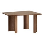Muuto Re-norm table, 130 x 120 cm, lacquered walnut, product image