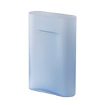 Muuto Ridge vase, 35 cm, light blue frosted glass, product image