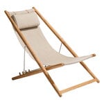 Skargaarden H55 easy chair, teak - canvas