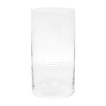 Spring Copenhagen Vase cylindrique Laine, 25 cm, transparent