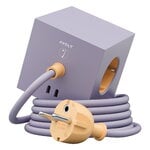 Avolt Square 1 USB-C extension cord, 1,8 m, lavender glow, Avolt x Bauhaus-Archiv, product image