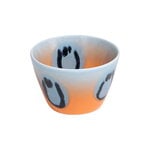 Frizbee Ceramics Super cup, Kawaii, 75 ml, water orange gradient smile, product image