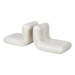 Tom Dixon Stone bookends, 2 pcs, white, product image