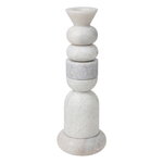 Tom Dixon Stone stacking candleholder, white, product image